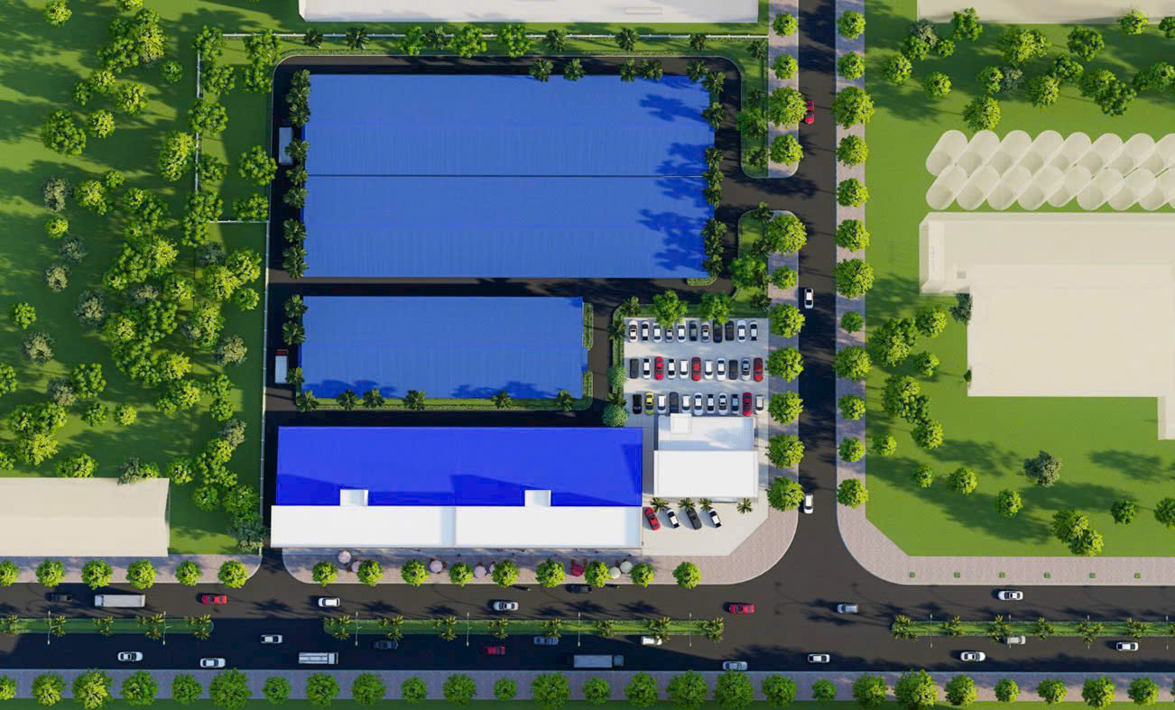 Nhà xưởng 1800m² cho thuê tại KCN Trần Quốc Toản, Cao Lãnh, Đồng Tháp - MEKONG 102